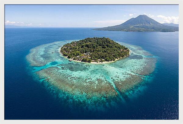 Bunaken Island Aerial View
