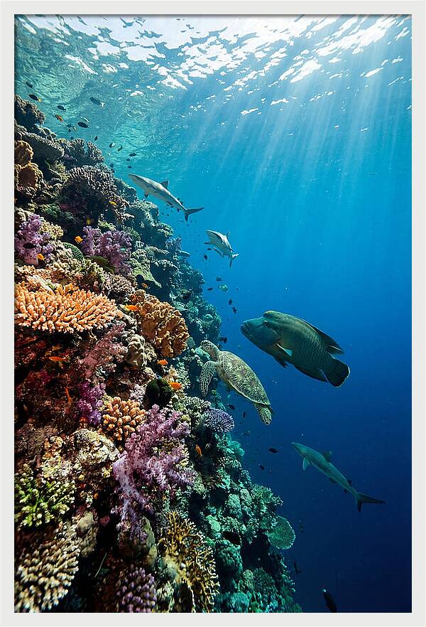 Bunaken Marine Park Underwater Scene