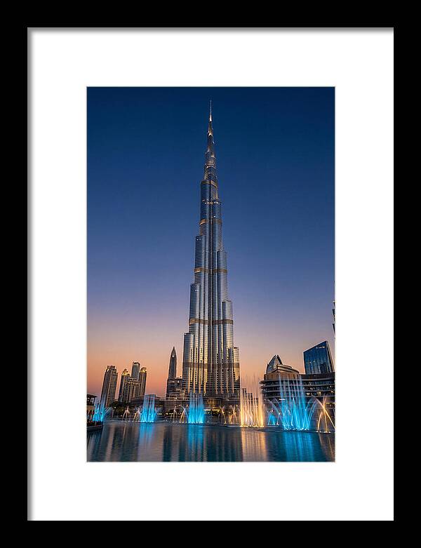 Burj Khalifa At Blue Hour