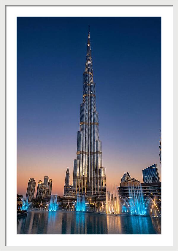 Burj Khalifa At Blue Hour