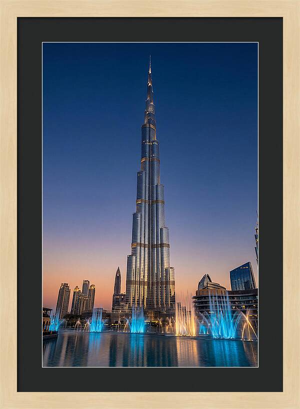 Burj Khalifa At Blue Hour