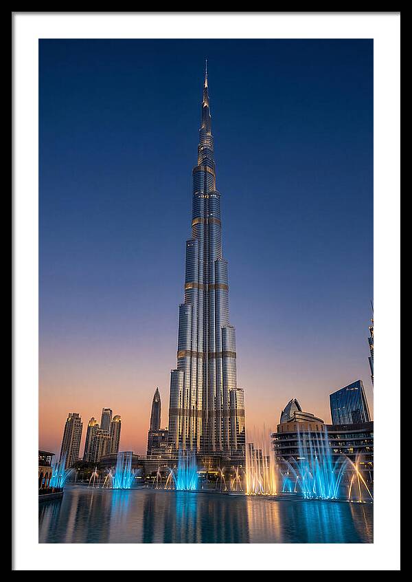 Burj Khalifa At Blue Hour