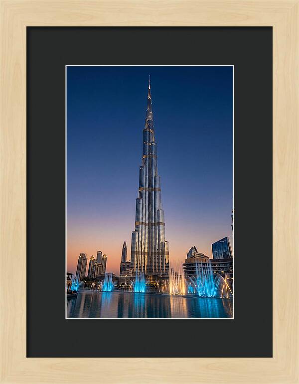 Burj Khalifa At Blue Hour