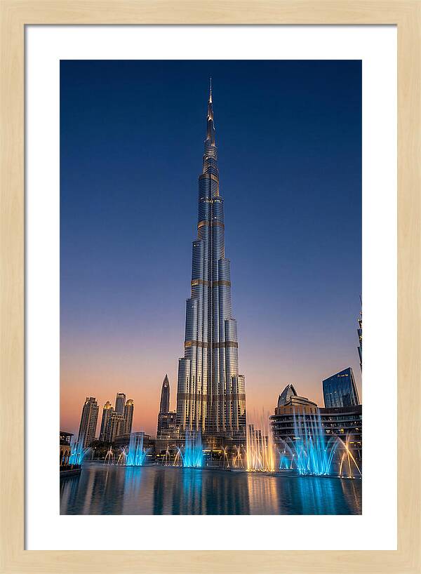Burj Khalifa At Blue Hour