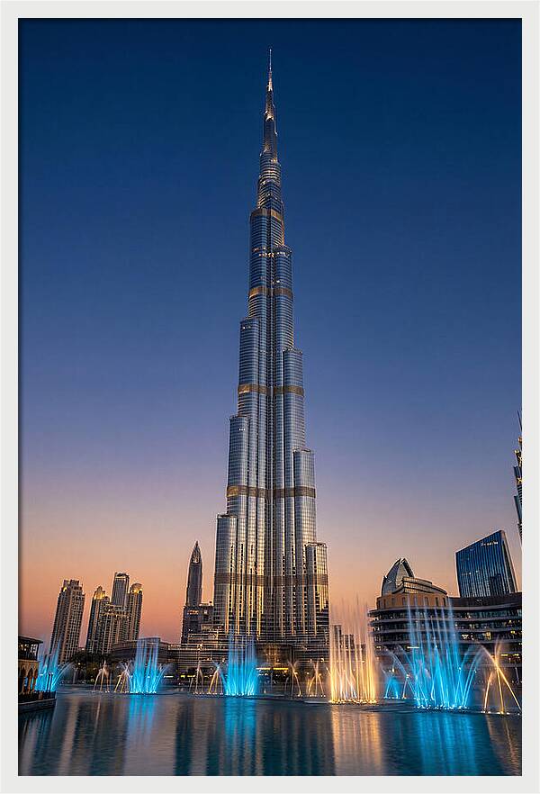 Burj Khalifa At Blue Hour
