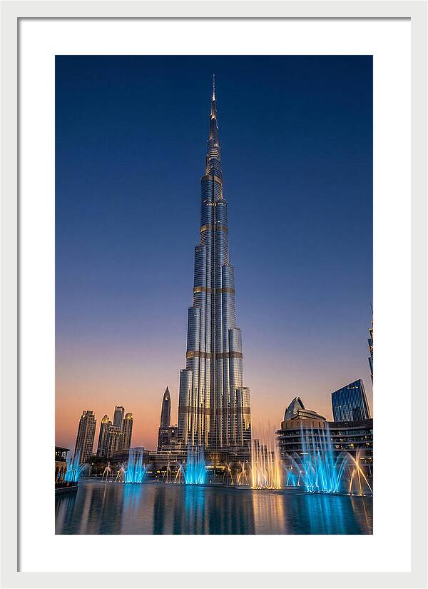 Burj Khalifa At Blue Hour