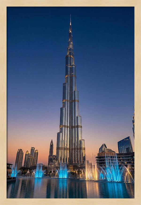 Burj Khalifa At Blue Hour