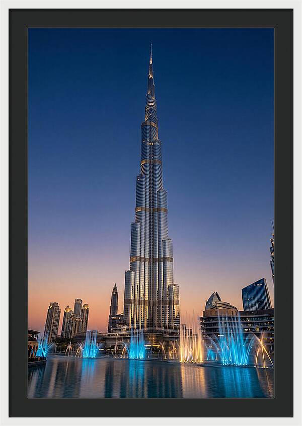 Burj Khalifa At Blue Hour