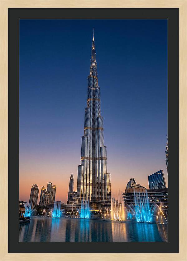 Burj Khalifa At Blue Hour