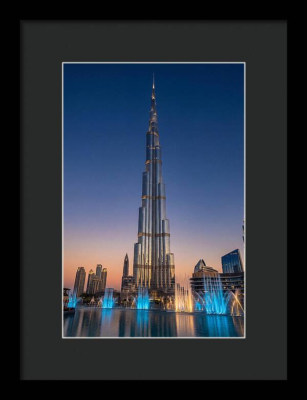 Burj Khalifa At Blue Hour