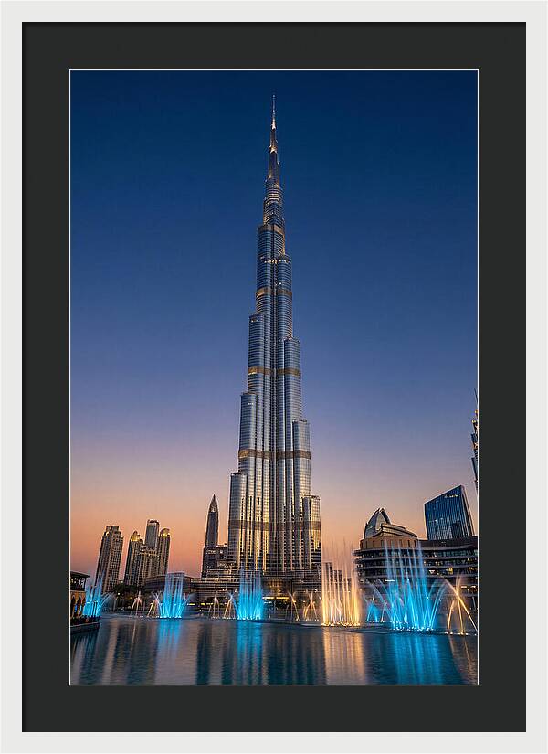 Burj Khalifa At Blue Hour