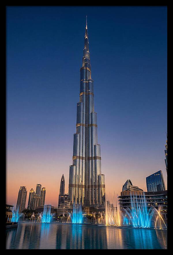 Burj Khalifa At Blue Hour