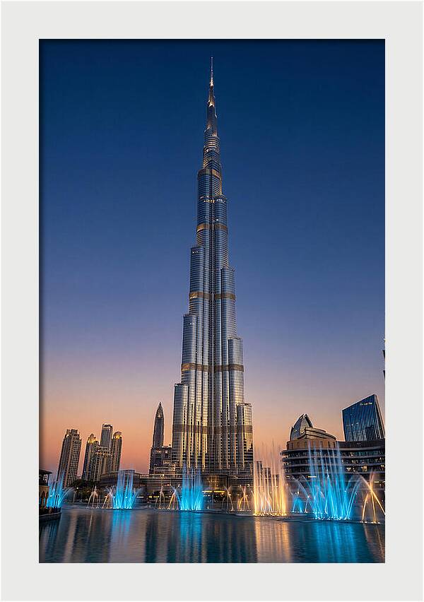 Burj Khalifa At Blue Hour