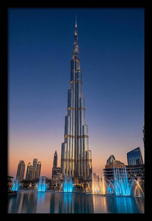 Burj Khalifa At Blue Hour