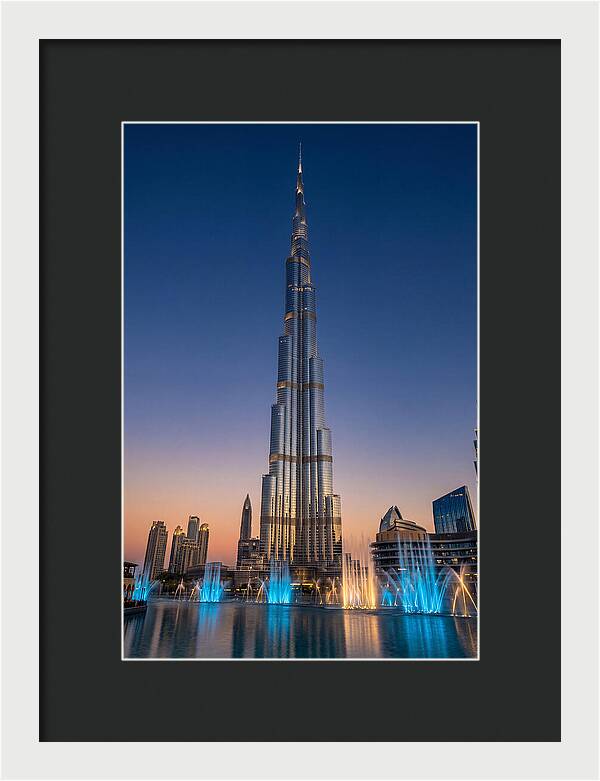 Burj Khalifa At Blue Hour