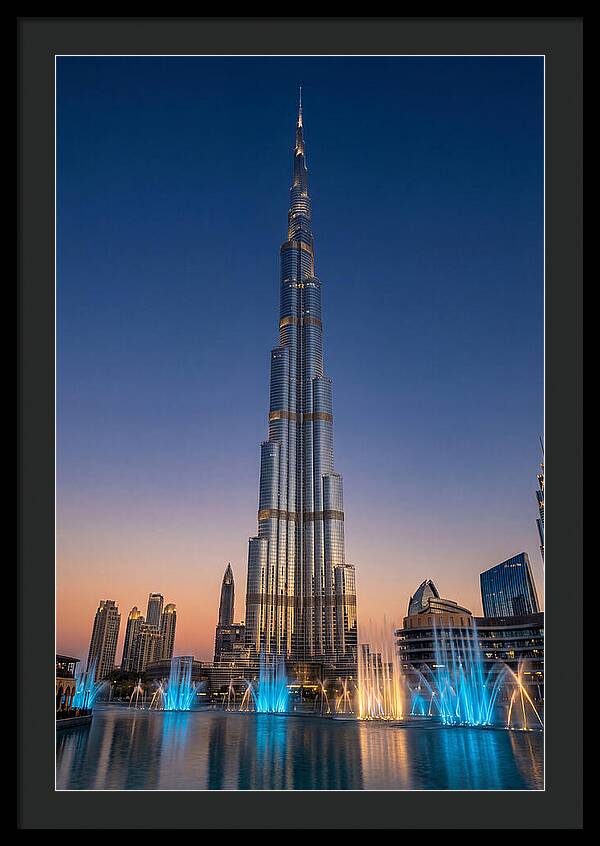 Burj Khalifa At Blue Hour