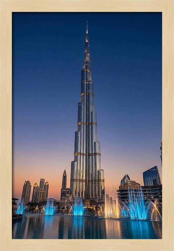 Burj Khalifa At Blue Hour