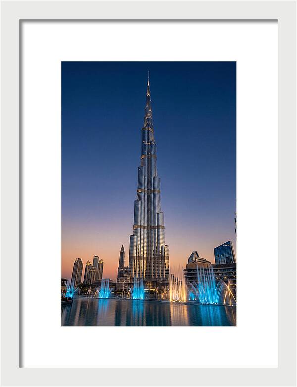 Burj Khalifa At Blue Hour