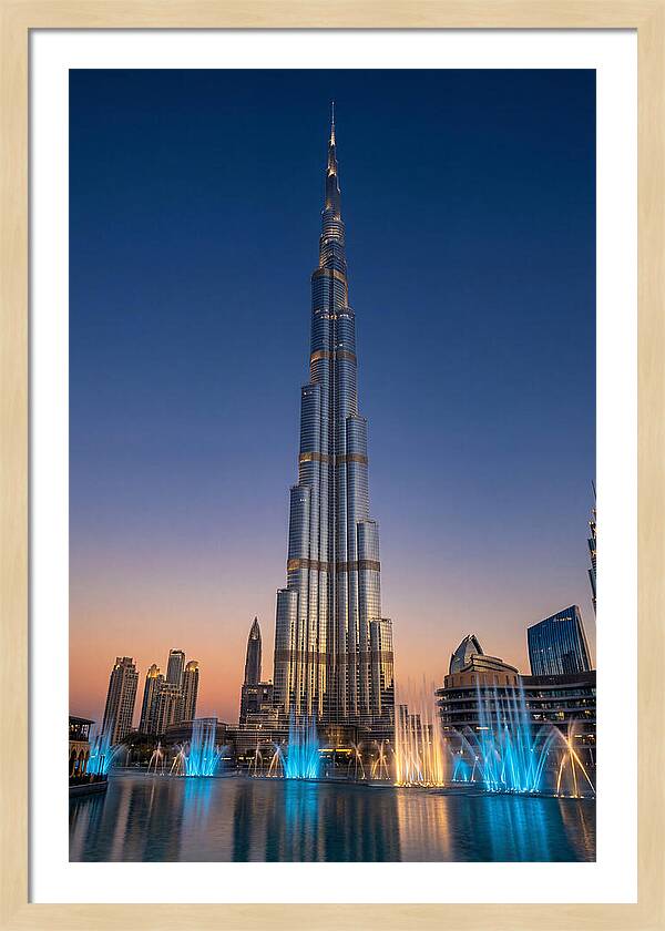 Burj Khalifa At Blue Hour