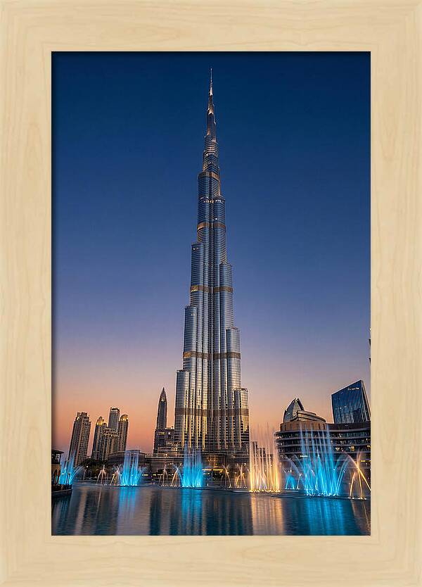 Burj Khalifa At Blue Hour
