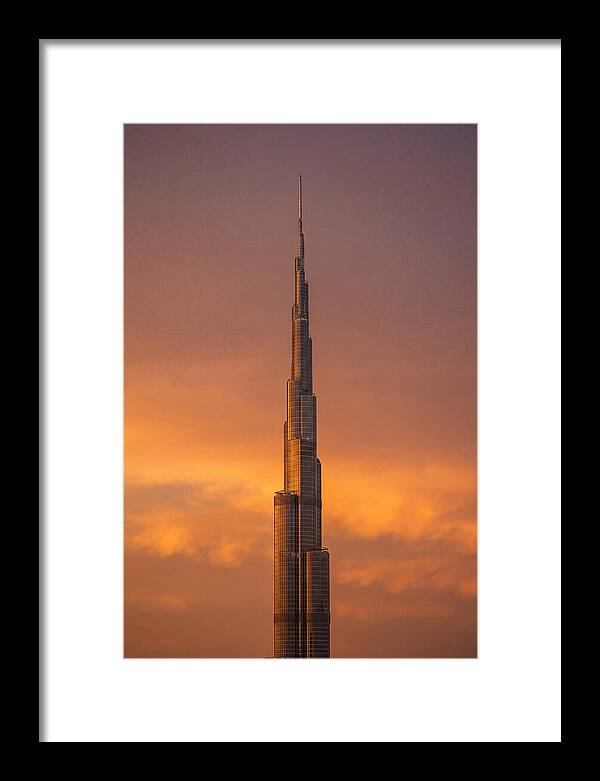 Burj Khalifa At Sunset
