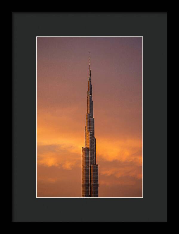 Burj Khalifa At Sunset