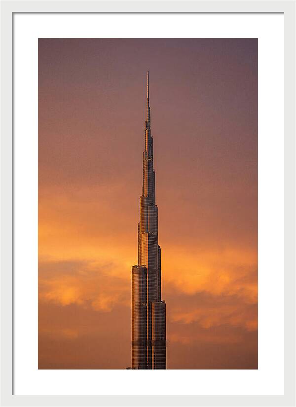 Burj Khalifa At Sunset