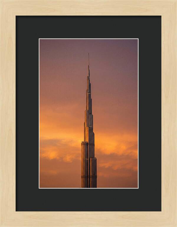 Burj Khalifa At Sunset