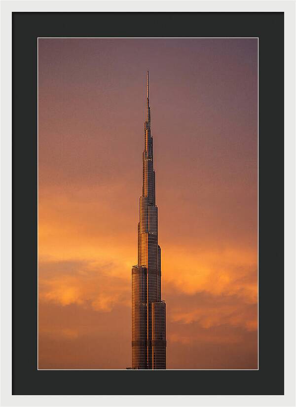 Burj Khalifa At Sunset