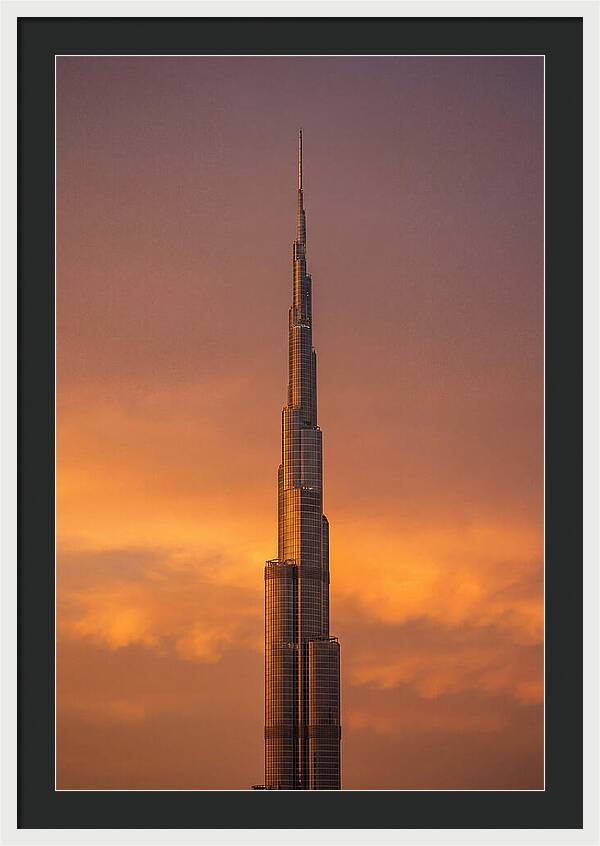 Burj Khalifa At Sunset