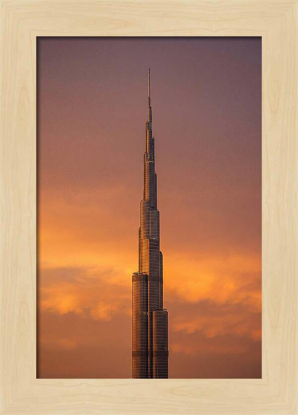 Burj Khalifa At Sunset