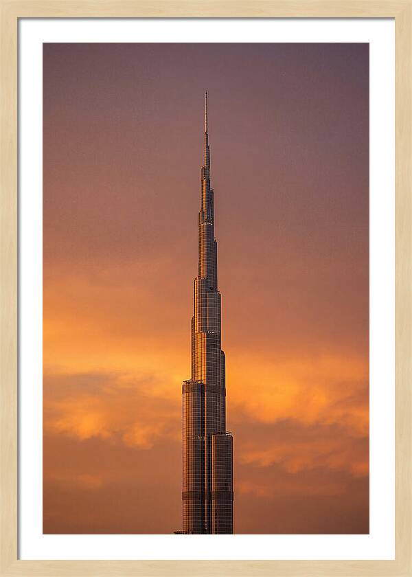 Burj Khalifa At Sunset