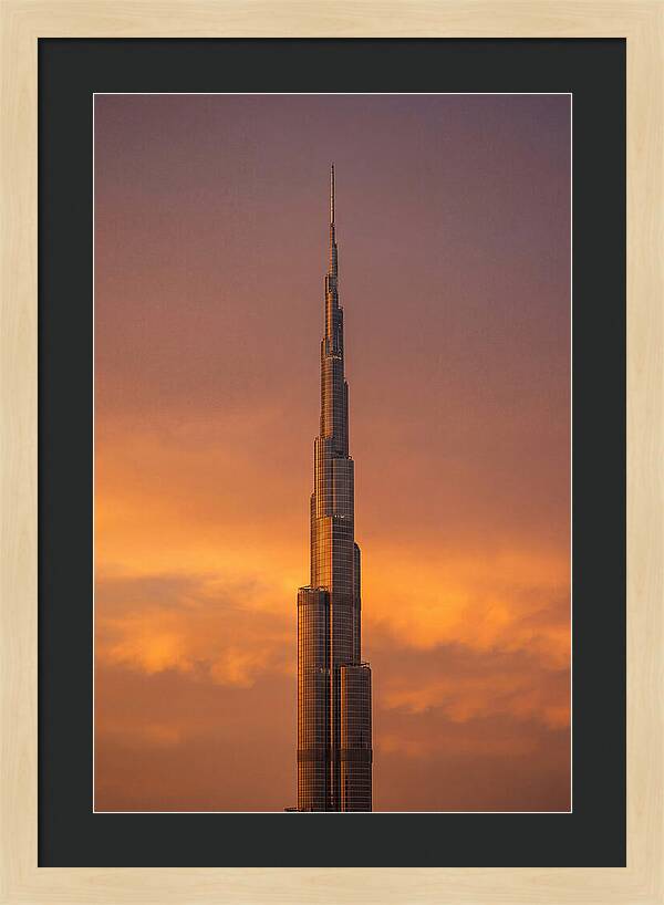 Burj Khalifa At Sunset
