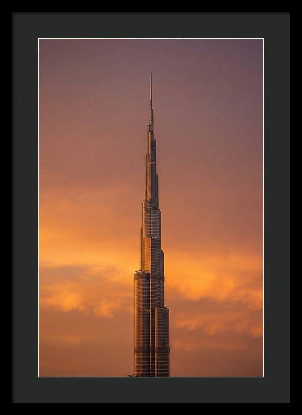 Burj Khalifa At Sunset