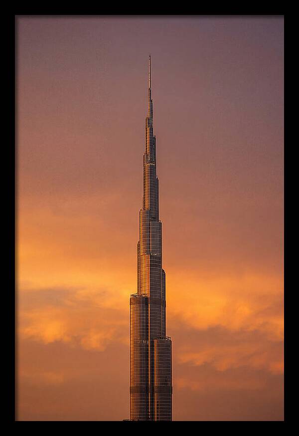 Burj Khalifa At Sunset