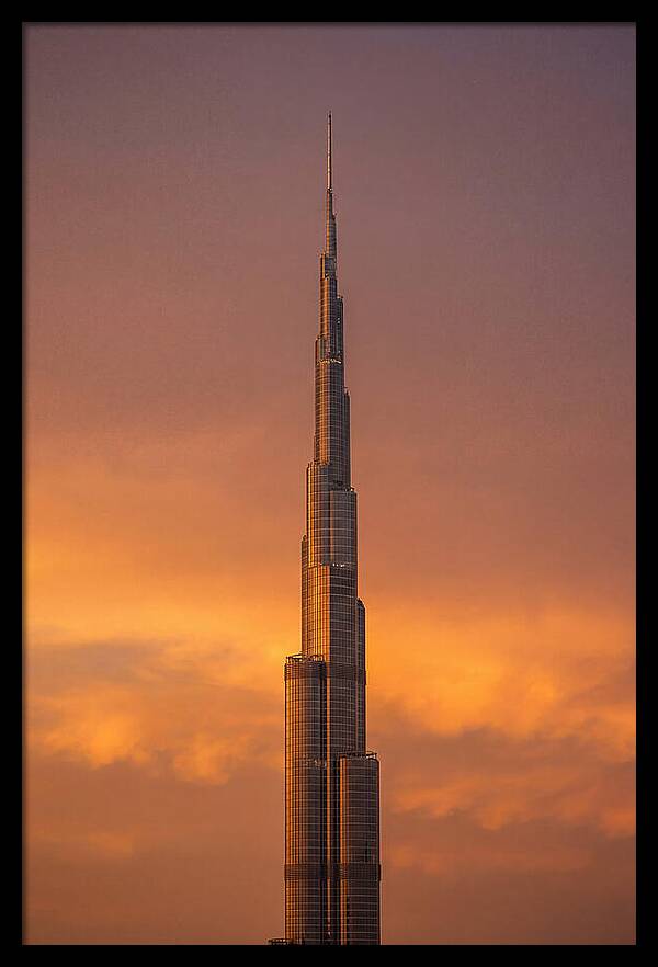 Burj Khalifa At Sunset
