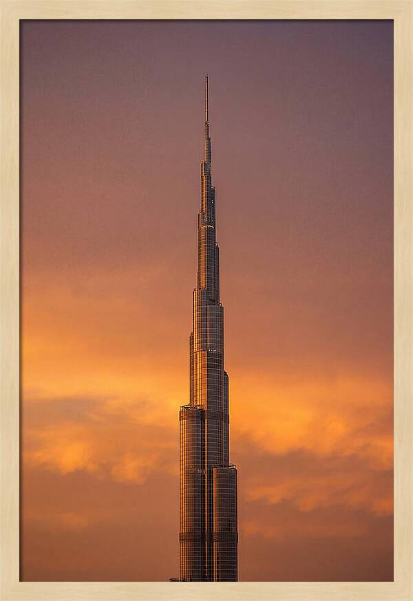 Burj Khalifa At Sunset