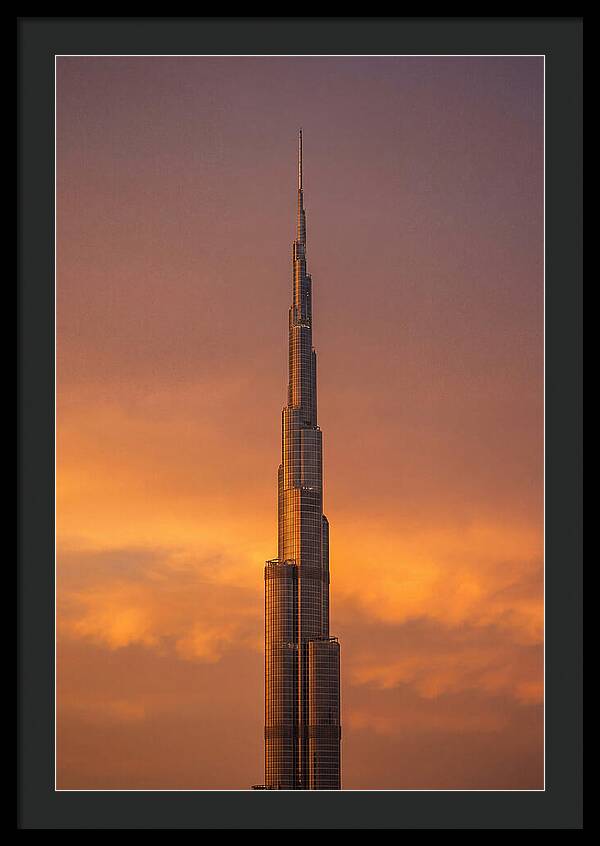 Burj Khalifa At Sunset