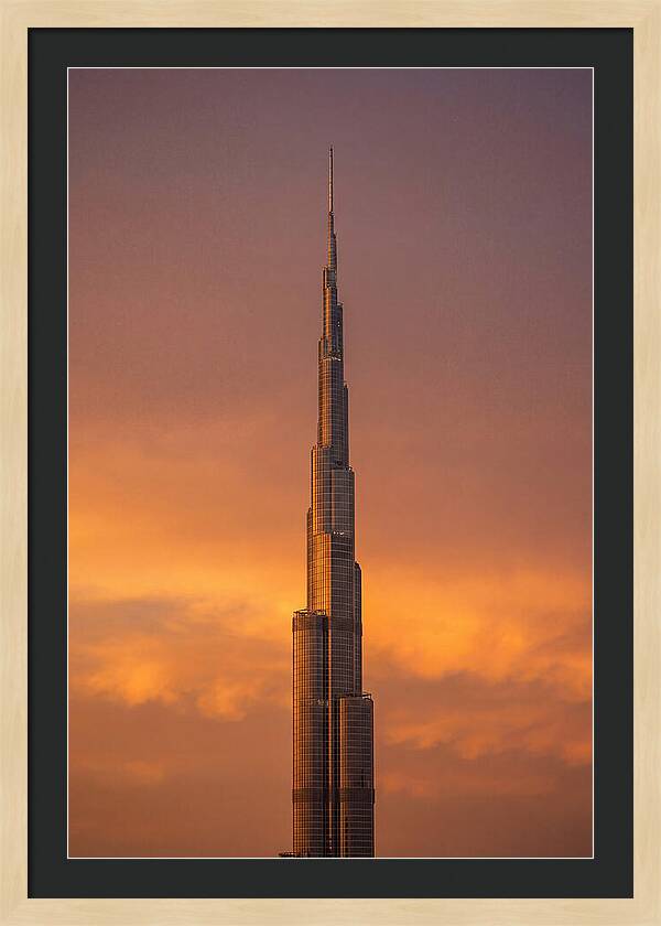 Burj Khalifa At Sunset