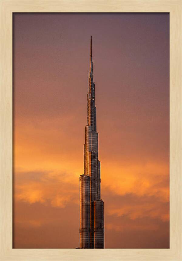 Burj Khalifa At Sunset