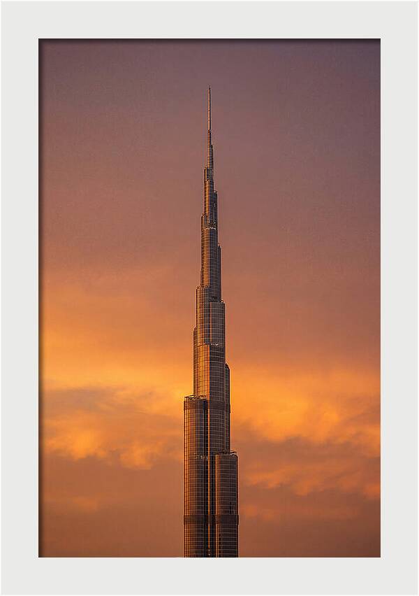 Burj Khalifa At Sunset