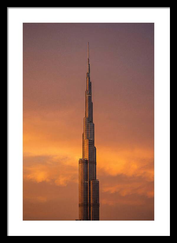Burj Khalifa At Sunset
