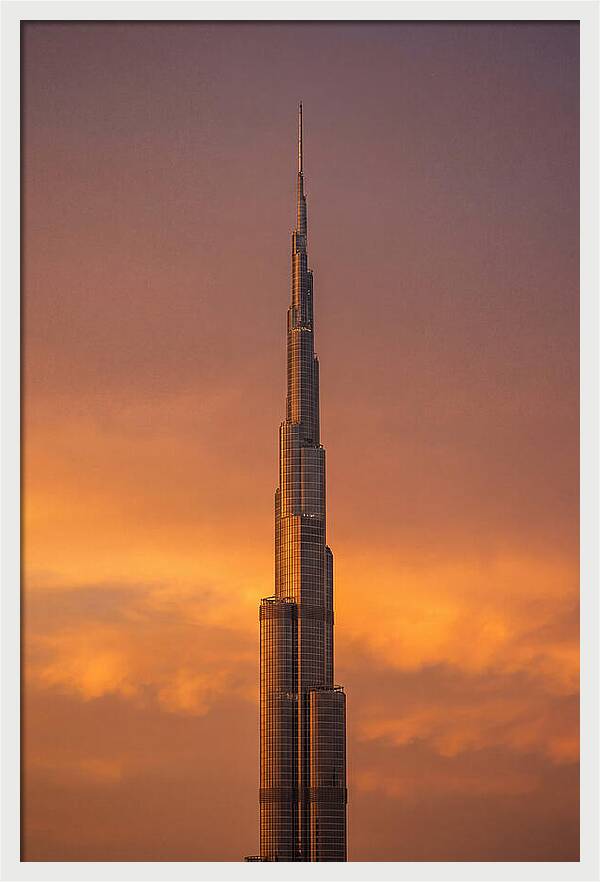 Burj Khalifa At Sunset