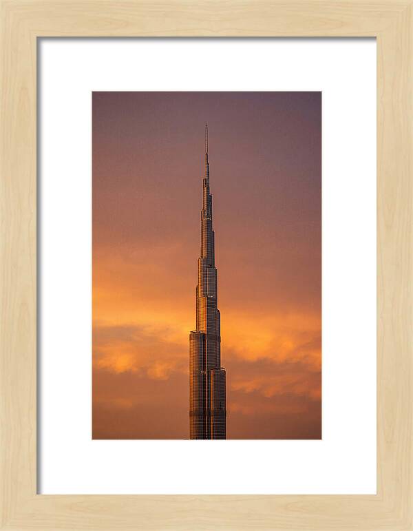 Burj Khalifa At Sunset