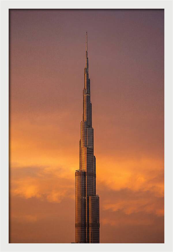 Burj Khalifa At Sunset