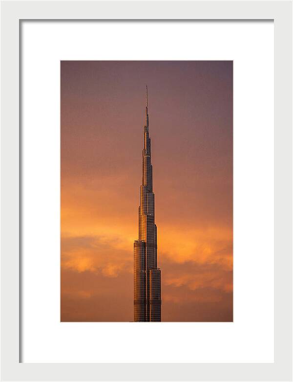 Burj Khalifa At Sunset