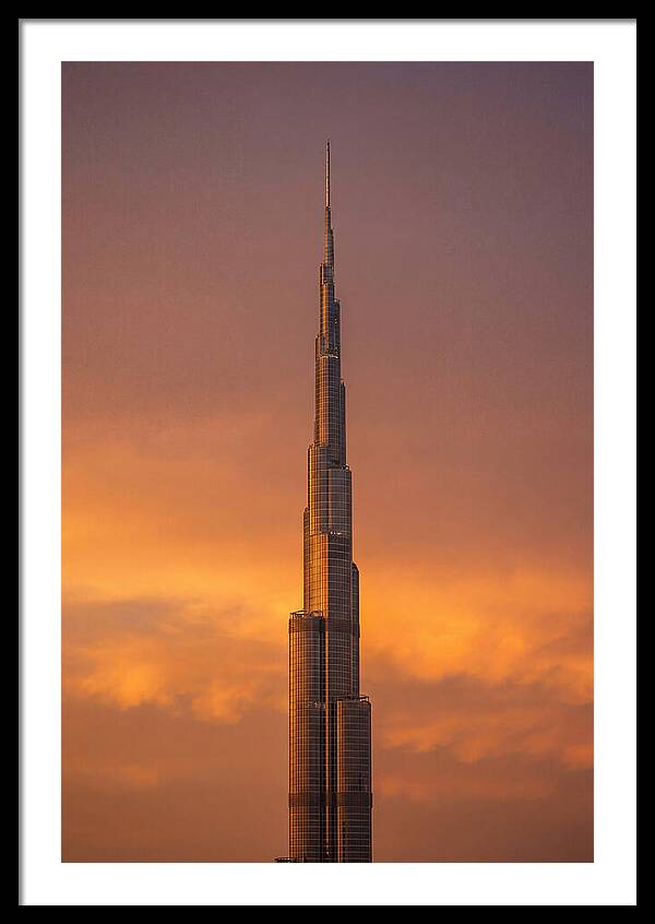 Burj Khalifa At Sunset