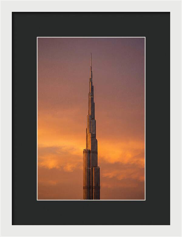 Burj Khalifa At Sunset