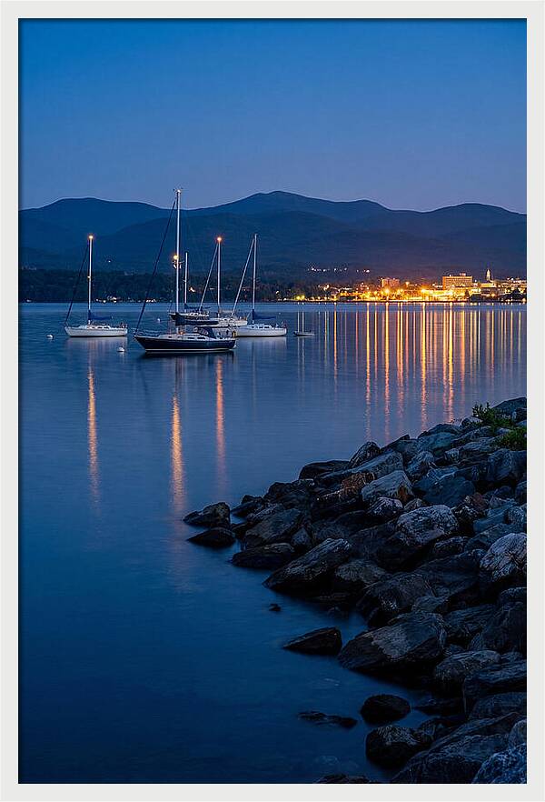 Burlington Waterfront Dusk Serenity