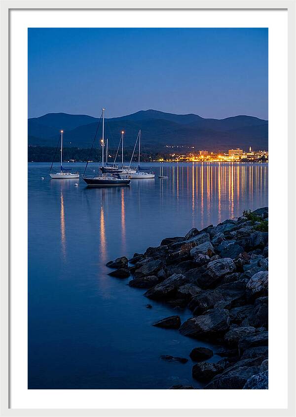 Burlington Waterfront Dusk Serenity
